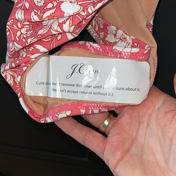 J.Crew Ruched sweetheart one-piece Swimsuit in tossed floral - Picture 6 of 6